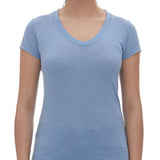 M&O Women's Fine Blend V-Neck T-Shirt
