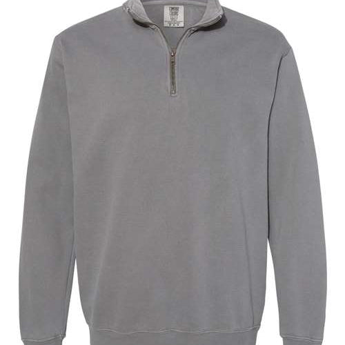 Comfort Colors Garment-Dyed Quarter Zip Sweatshirt