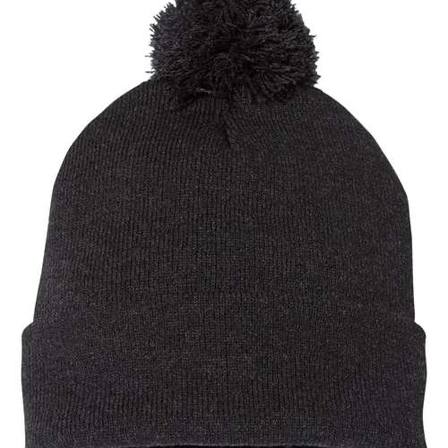 Sportsman 12" Pom-Pom Cuffed Beanie