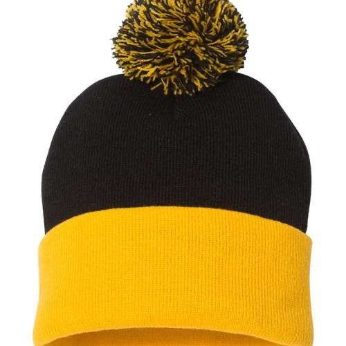 Sportsman 12" Pom-Pom Cuffed Beanie