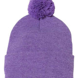 Sportsman 12" Pom-Pom Cuffed Beanie