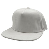 Nissi 5-Panel Flat Bill Corduroy Cap