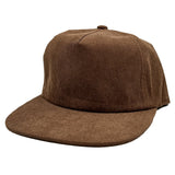 Nissi 5-Panel Flat Bill Corduroy Cap