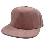 Nissi 5-Panel Flat Bill Corduroy Cap