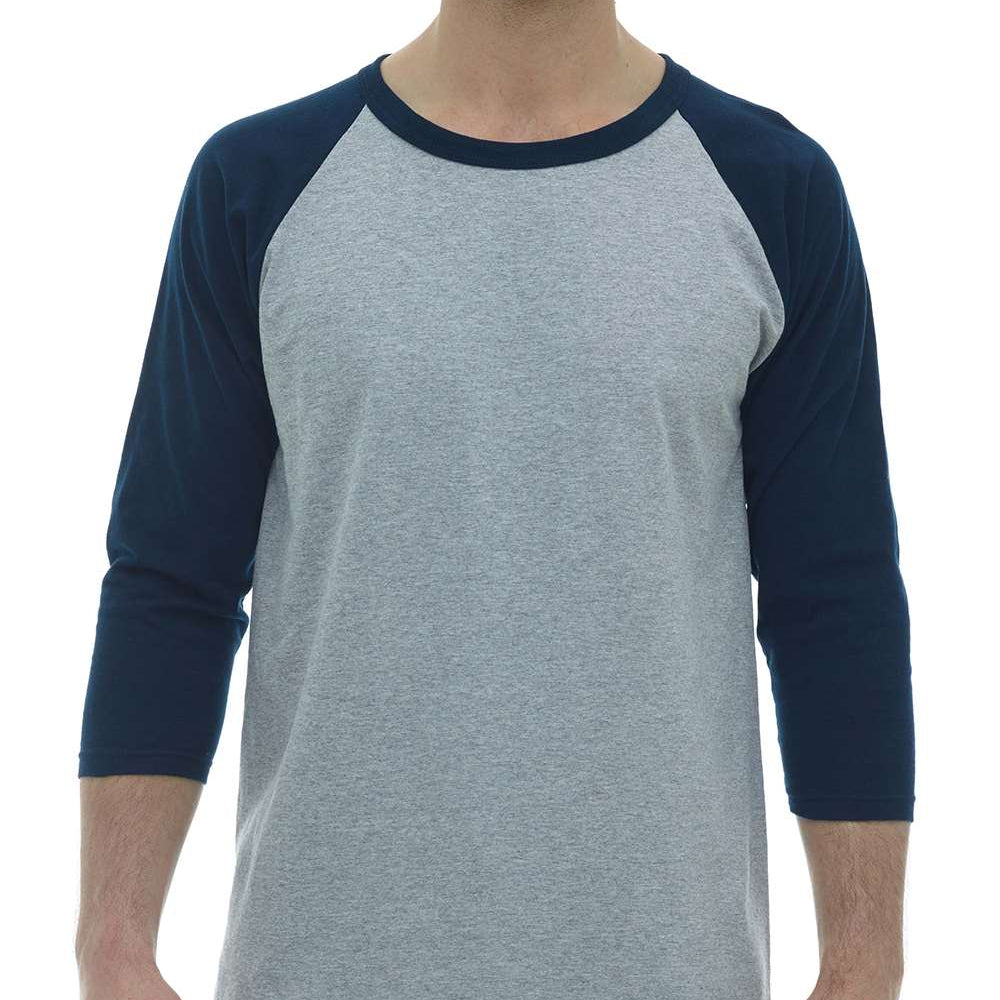 M&O Raglan Three-Quarter Sleeve Baseball T-Shirt