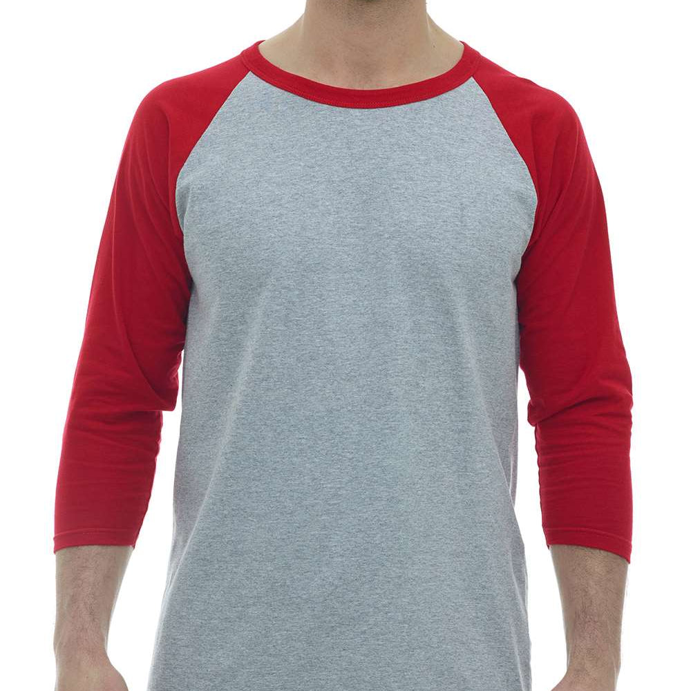 M&O Raglan Three-Quarter Sleeve Baseball T-Shirt