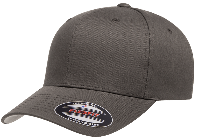 Grey Flex Fit Cap.