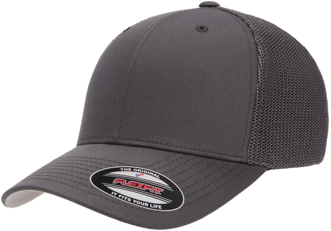 Grey Flex Fit Cap.